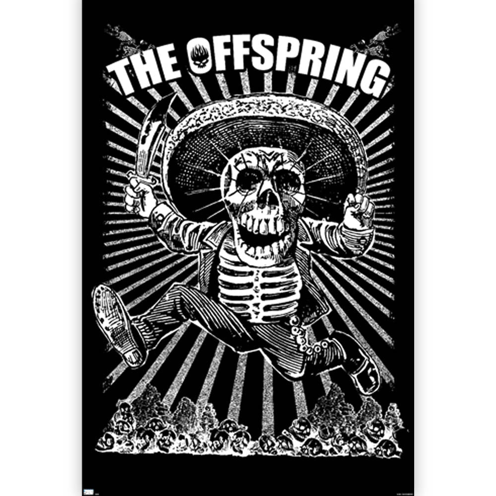 【額縁付き】The Offspring オフスプ A2 ポスター ドクロ OFFSPRING オフスプリング – PGS