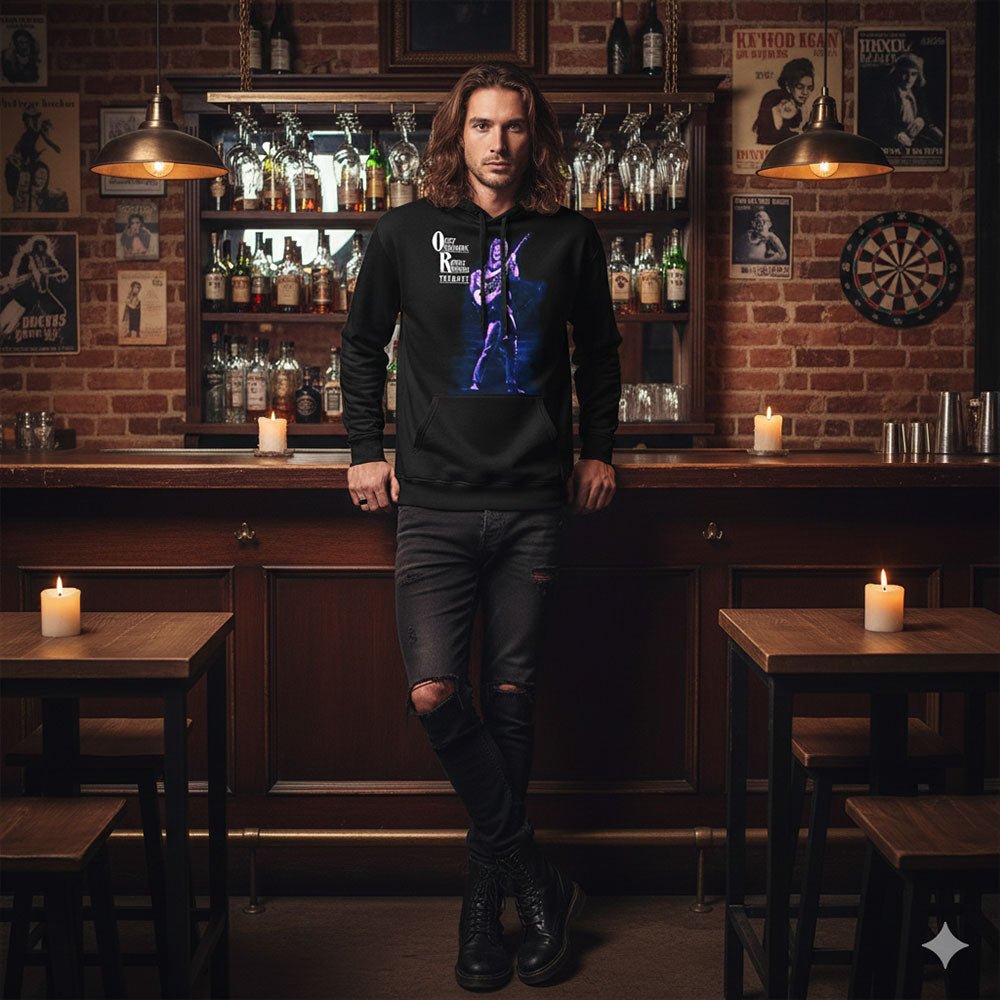 OZZY OSBOURNE オジーオズボーン - RANDY RHOADS TRIBUTE HOODIE 追悼