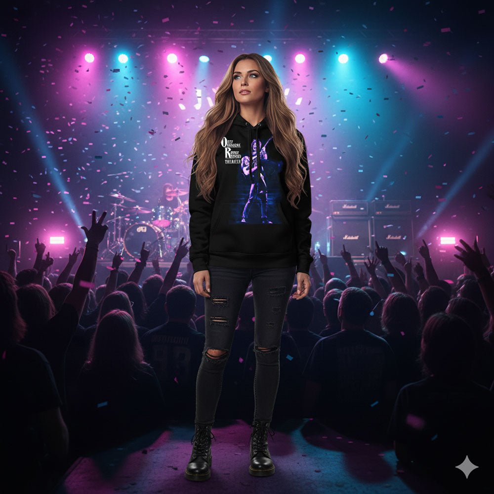 OZZY OSBOURNE オジーオズボーン - RANDY RHOADS TRIBUTE HOODIE 追悼