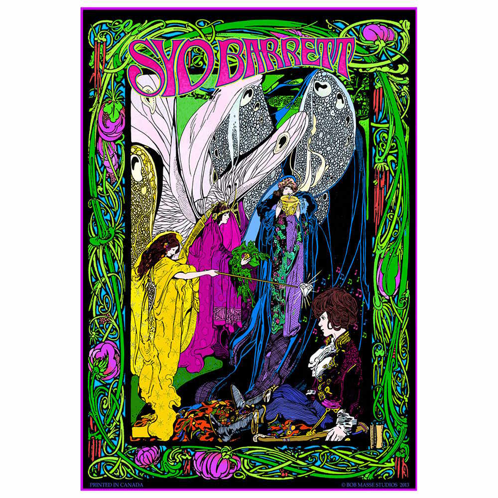 元PinkFloyd シド・バレット『STARS』高品質アートポスター豪華額 PINK FLOYD ピンクフロイド - Sid Barrett Concert Poster / Bob Masse