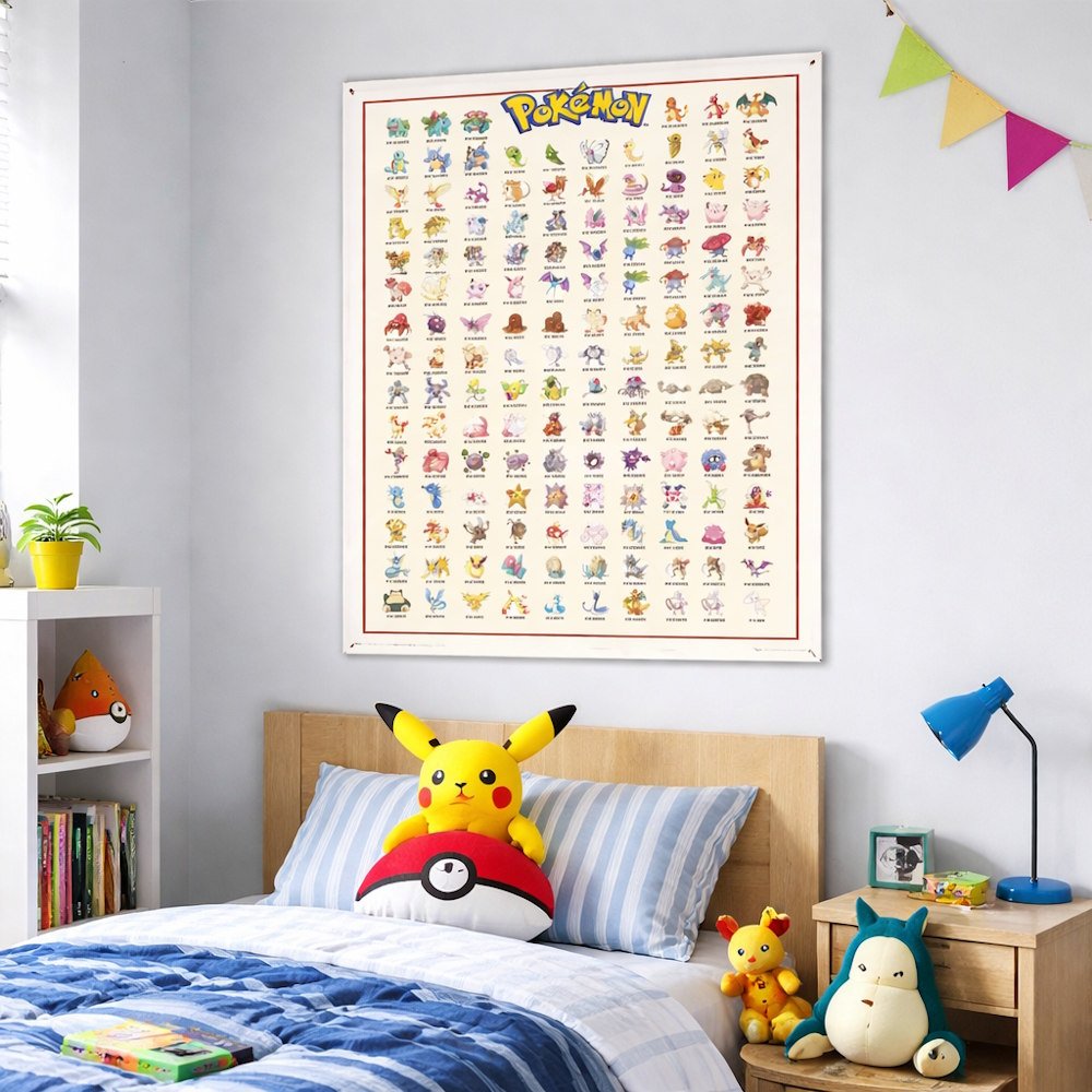 POKEMON ポケットモンスター (30周年 ) - Kanto 151 / ポスター 【公式