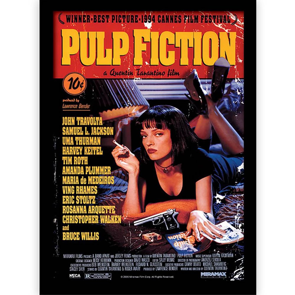 SHAG シルクスクリーン　pulp fiction パルプフィクション Pulp Fiction Jigsaw Puzzle by Georgia Clare - Pixels