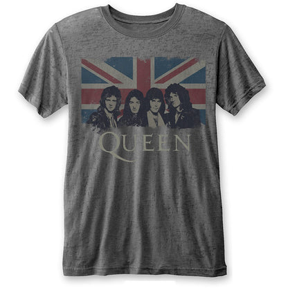 QUEEN - (フレディ 生誕 80年 ) - VINTAGE UNION JACK (BURN OUT) / Black Label（ブランド）