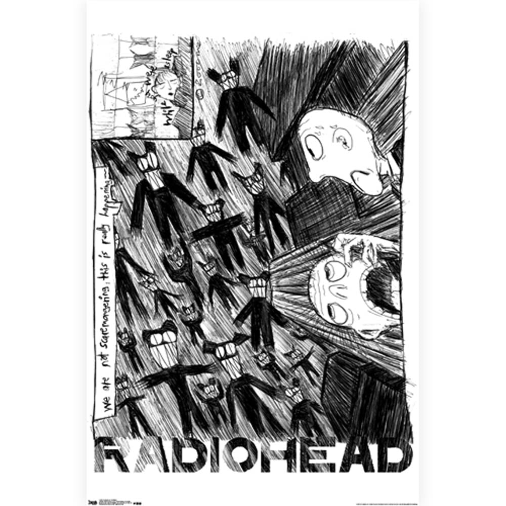 RADIOHEAD レディオヘッド (結成 35周年 ) - Scribble / ポスター
