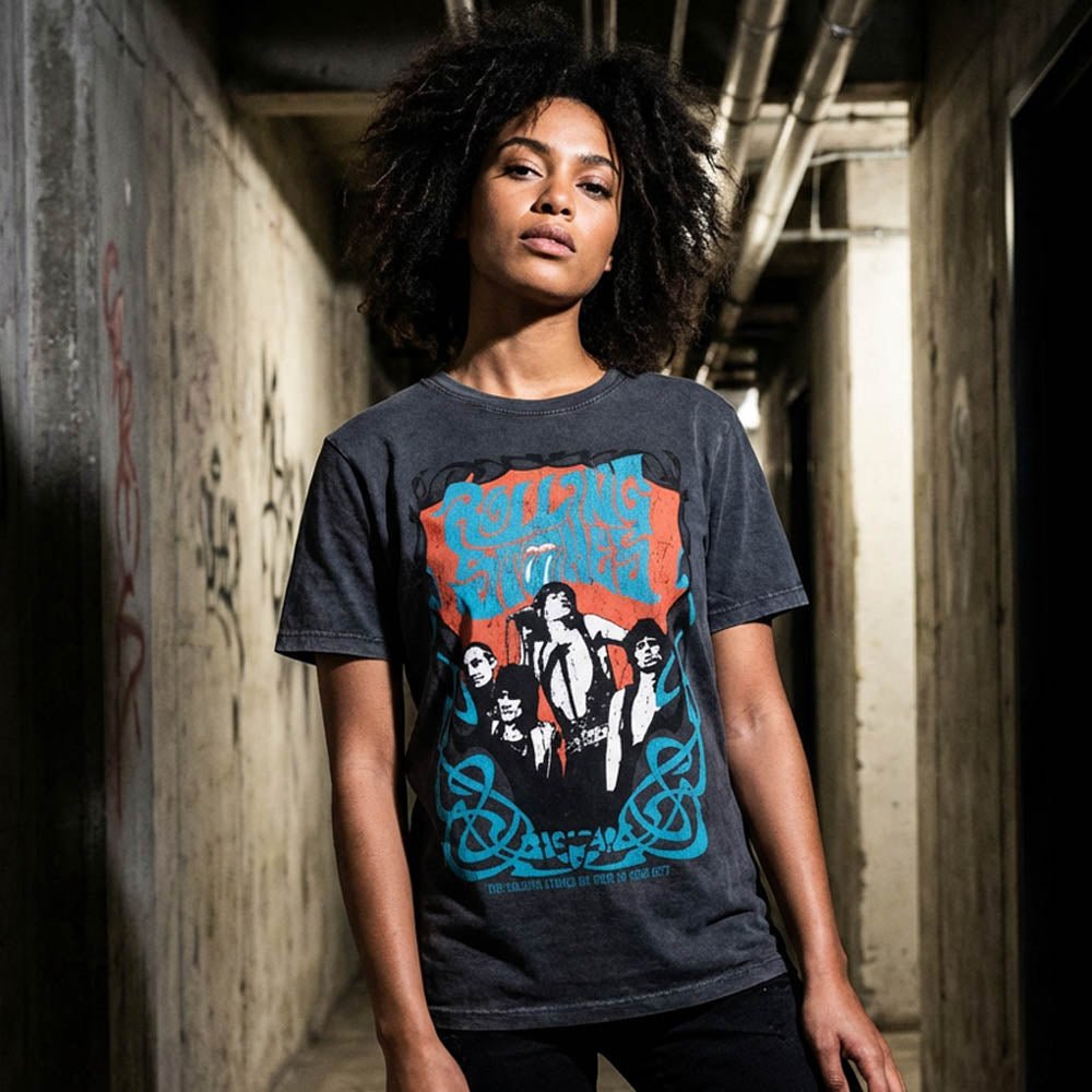 ROLLING STONES ローリングストーンズ - Psych Montage / Stone Wash / Tシャツ / メンズ｜公式ライセンス商品｜PGS