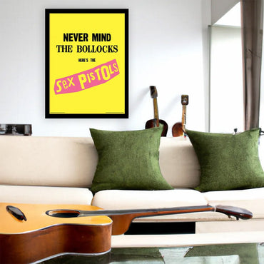 SEX PISTOLS セックスピストルズ (デビュー 50周年 ) - Never Mind The Bollocks / インテリア額｜公式ライセンス商品｜PGS