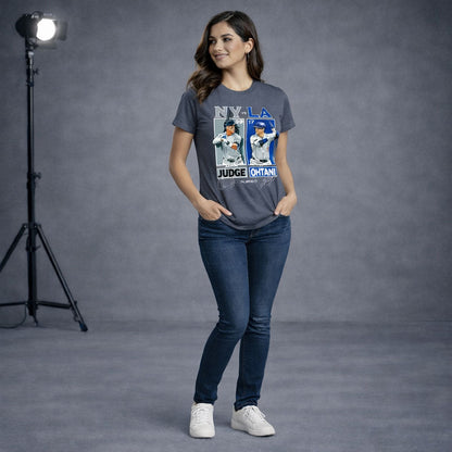 【予約商品】 SHOHEI OHTANI 大谷翔平 (WBC 日本代表出場 ) - WBC 2026 開催記念｜JUDGE vs OHTANI｜日米MVP主砲対決｜MLBPA 正規ライセンス メモリアル数量限定 / Tシャツ / メンズ｜公式ライセンス商品｜PGS