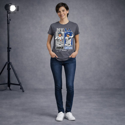 【予約商品】 SHOHEI OHTANI 大谷翔平 (WBC 日本代表出場 ) - WBC 2026 開催記念｜JUDGE vs OHTANI｜日米MVP主砲対決｜MLBPA 正規ライセンス メモリアル数量限定 / Tシャツ / メンズ｜公式ライセンス商品｜PGS