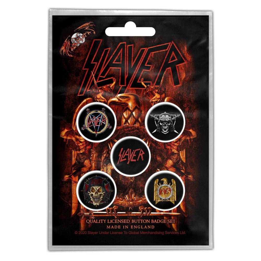 SLAYER - (結成 45周年 ) - Eagle / バッジ5個セット