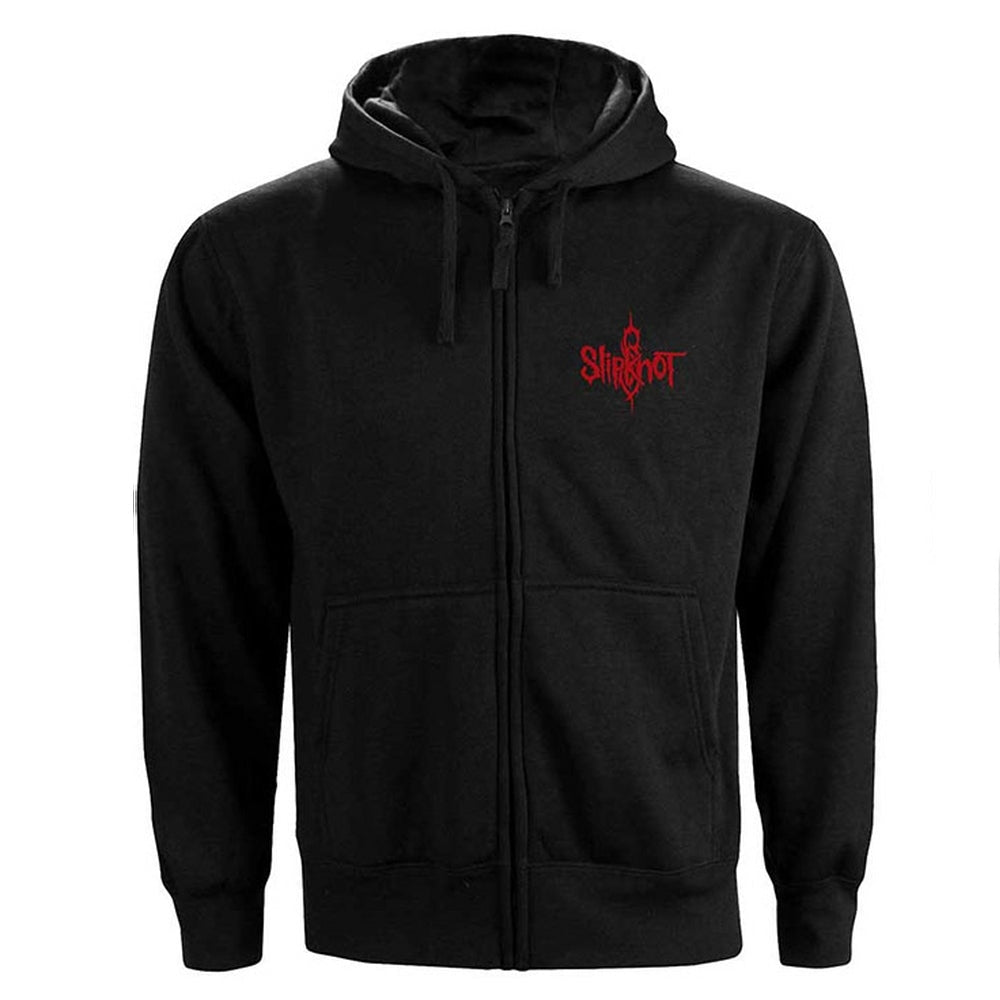 新品Slip Knot　スリップノット　ジップアップパーカー　LLサイズ　黒 SLIPKNOT スリップノット - 9 Point Star / バックプリントあり