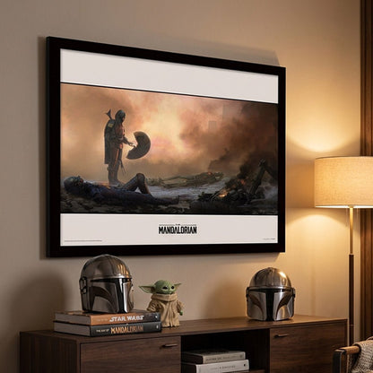 STAR WARS スターウォーズ (マンダロリアン・アンド・グローグー 5月22日 公開 ) - The Mandalorian Meet / インテリア額｜公式ライセンス商品｜PGS