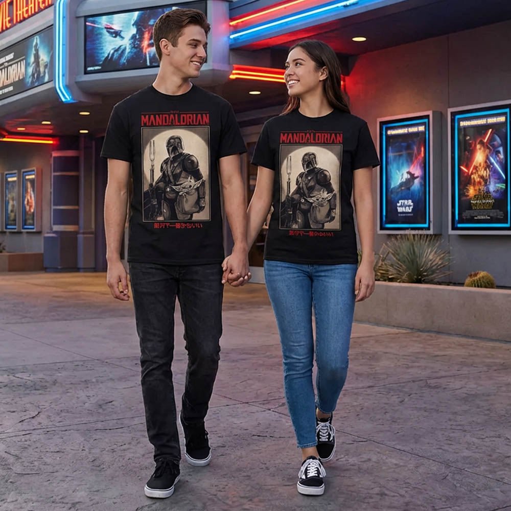 STAR WARS スターウォーズ (マンダロリアン・アンド・グローグー 5月22日 公開 ) - THE MANDALORIAN POSTER POSE / Tシャツ / メンズ｜公式ライセンス商品｜PGS