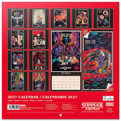 STRANGER THINGS｜カレンダー・ダイアリー｜公式ライセンス商品｜PGS