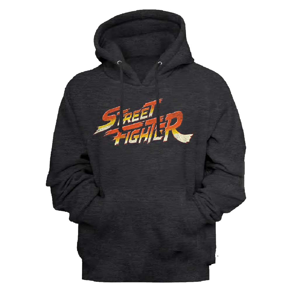 STREET FIGHTER ストリートファイター - Logo / チャコール / パーカー