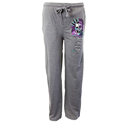 SUICIDE SQUAD - (公開 10周年 ) - Joker Heather Gray Sleep Pants