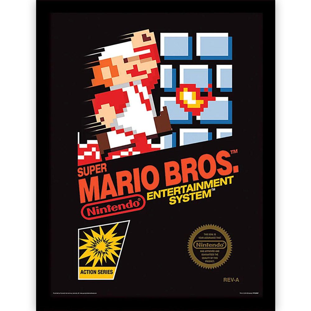 SUPER MARIO - (4月24日 公開 ) - NES Cover