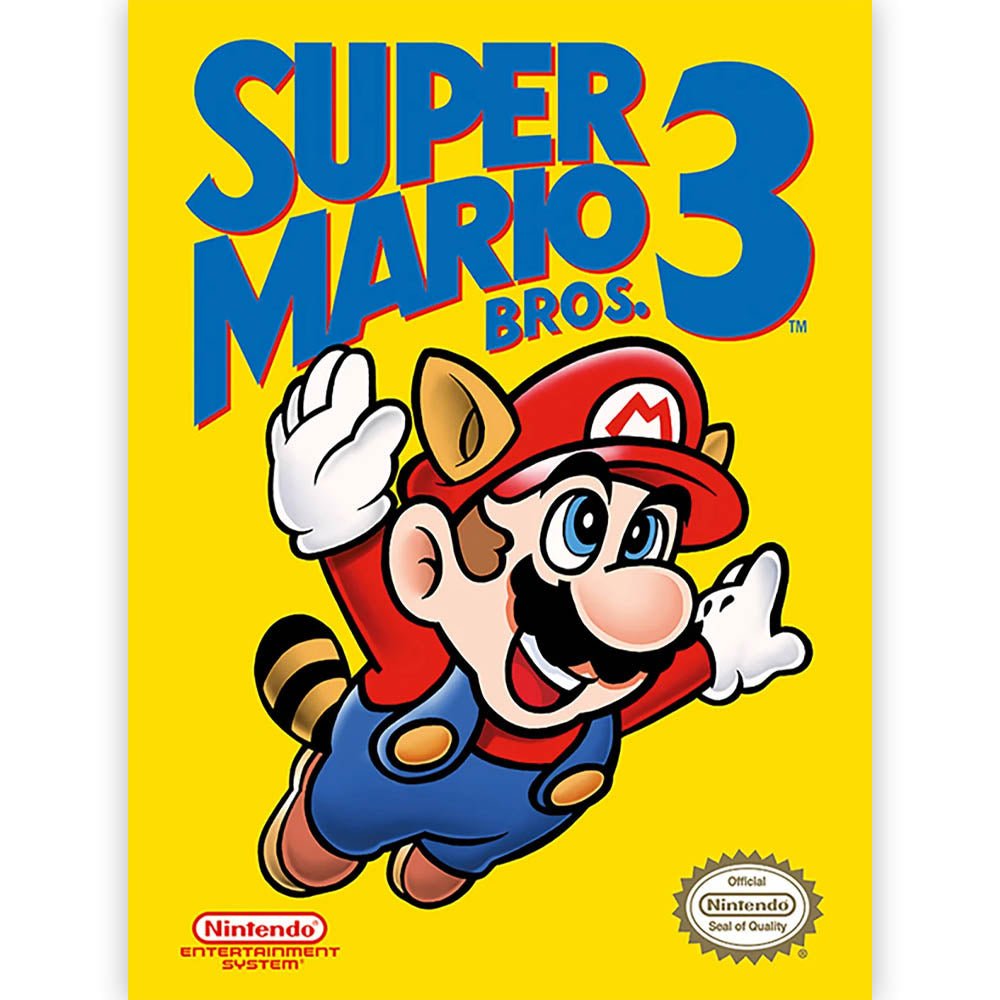 SUPER MARIO - (4月24日 公開 ) - Nes Cover / キャンバス・プリント木枠