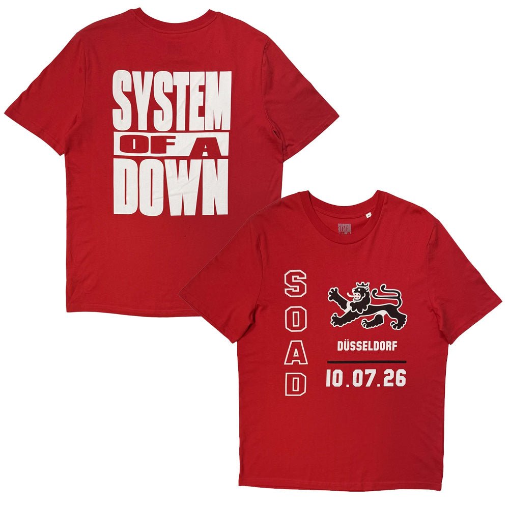 SYSTEM OF A DOWN - Dusseldorf Event Tour '26 / バックプリントあり / ツアー会場限定