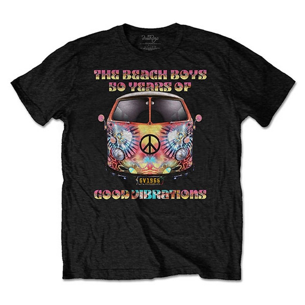 THE BEACH BOYS ビーチボーイズ - Good Vibes Tour / バックプリントあり / Tシャツ / メンズ｜公式ライセンス商品｜PGS
