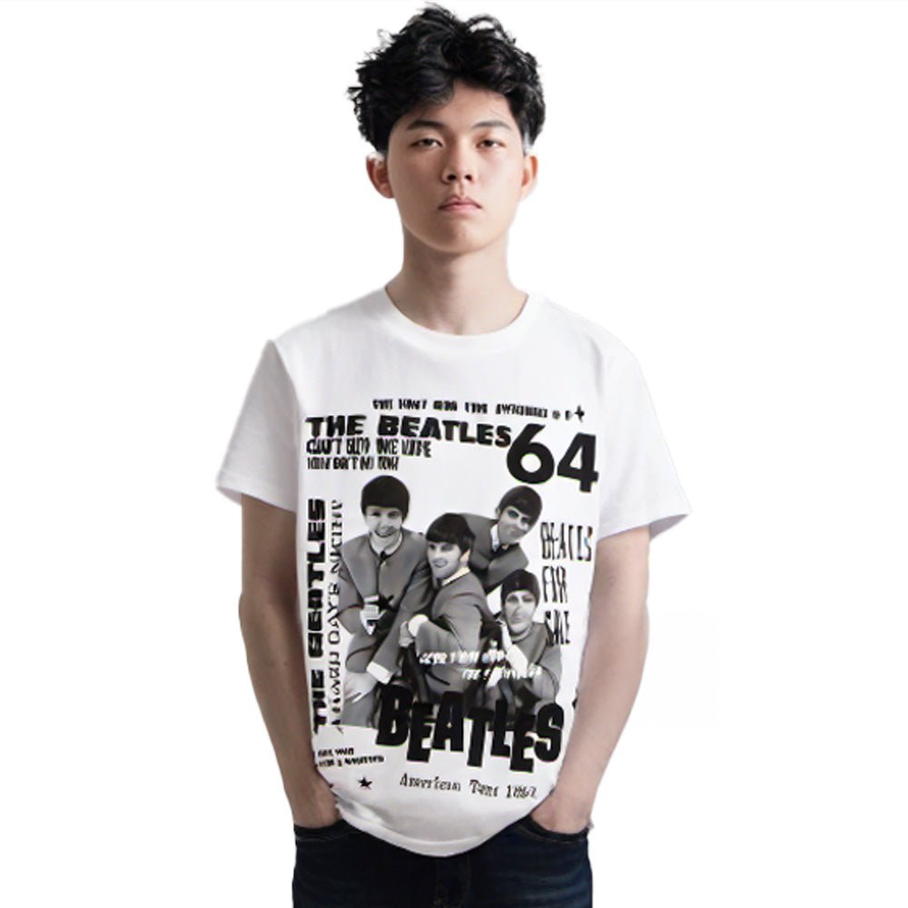 【ビートルズ】Ｔシャツ⑩ XLサイズ THE BEATLES ビートルズ (来日 60周年 ) - 1964 / Tシャツ / メンズ