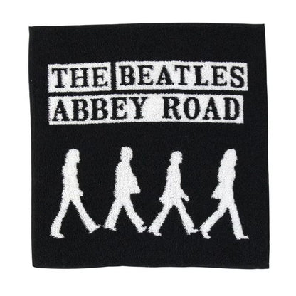THE BEATLES - (来日 60周年 ) - ABBEY ROAD / ハンカチタオル / Black / IKEUCHI ORGANIC（ブランド）