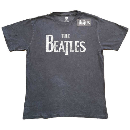 THE BEATLES - (来日 60周年 ) - Drop T Logo / Snow Wash