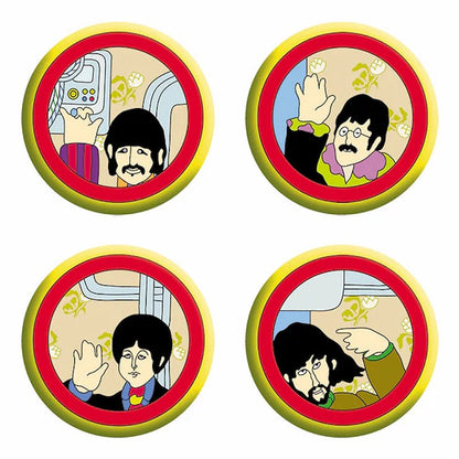 THE BEATLES - (来日 60周年 ) - Yellow Submarine Windows ボタンセット