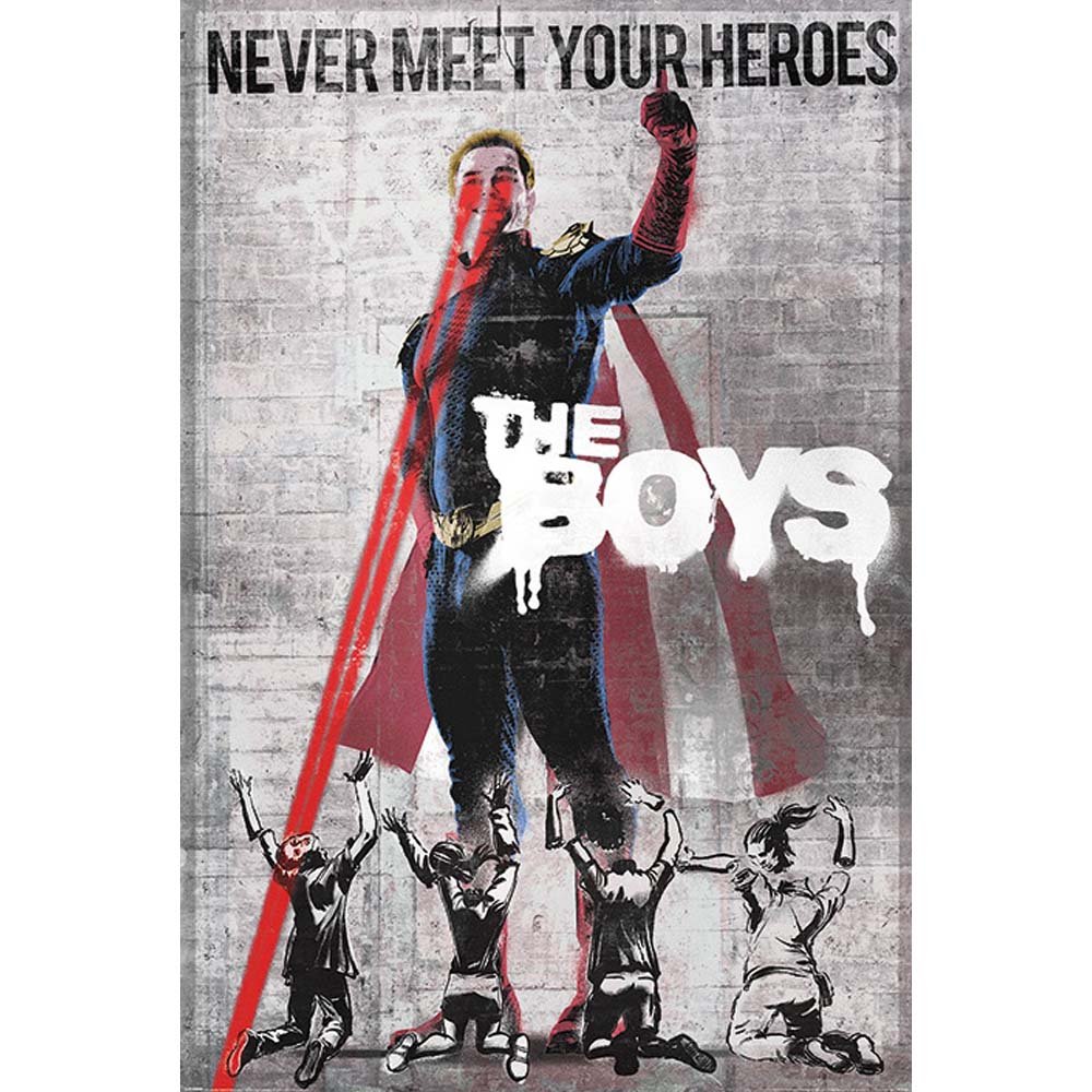 THE BOYS ザ・ボーズ　ホームランダー クイーンメイヴ　サイン THE BOYS ザ・ボーイズ - Homelander Stencil / ポスター 【公式
