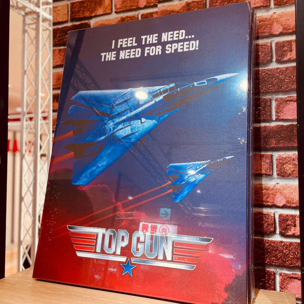 TOP GUN トップガン (公開 40周年 ) - Need For Speed Jets / キャンバス・プリント木枠（ビックサイズ 60×80×3.8cm） / インテリア額｜公式ライセンス商品｜PGS