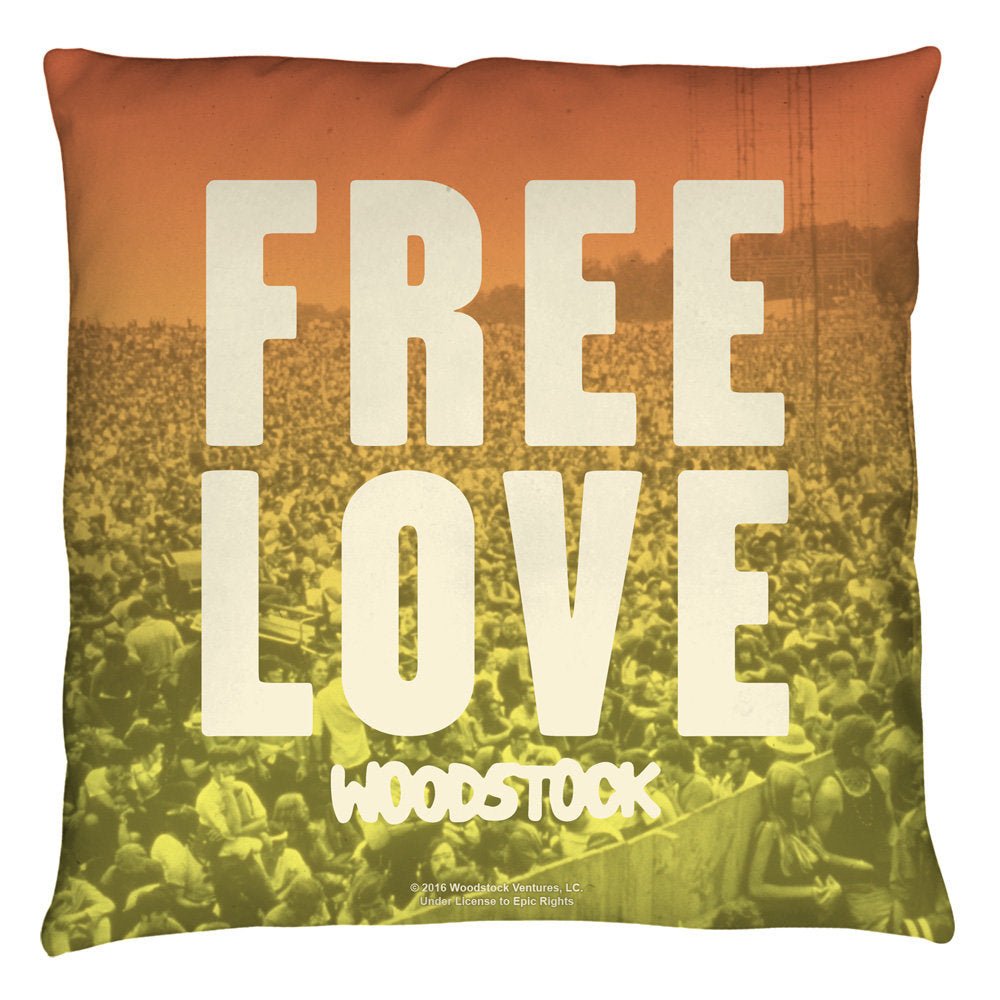 WOODSTOCK - FREE LOVE / クッション