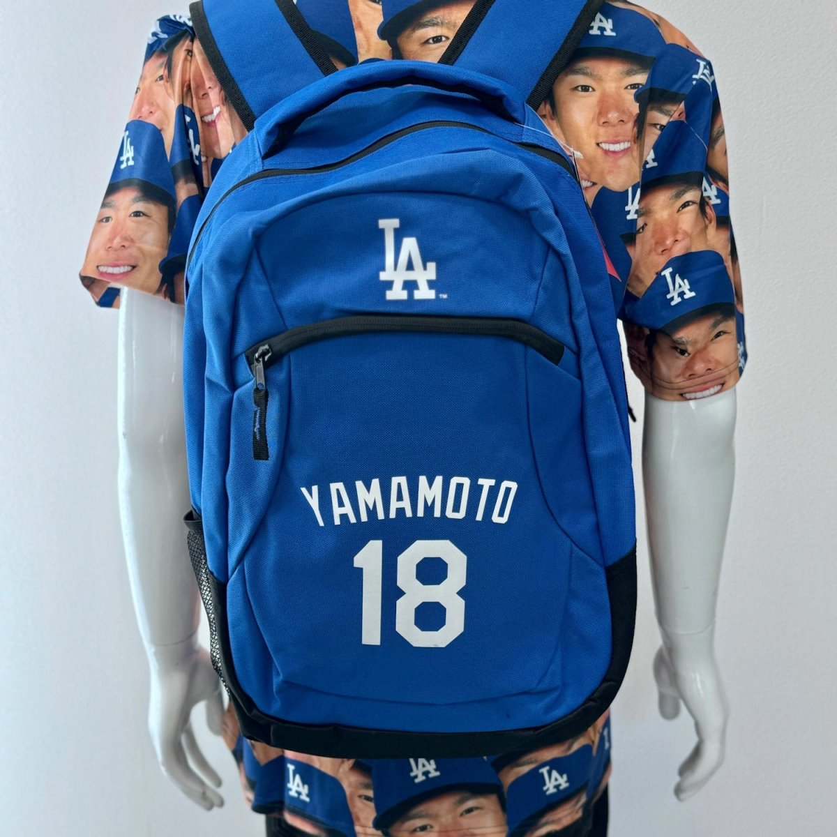 YOSHINOBU YAMAMOTO 山本由伸 (WBC 日本代表出場 ) - LOS ANGELES DODGERS ACTION BACKPACK / バックパック｜公式ライセンス商品｜PGS