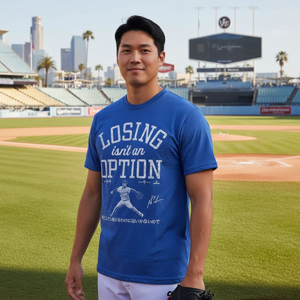 YOSHINOBU YAMAMOTO 山本由伸 (WBC 日本代表出場 ) - Losing Isn’t An Option / RotoWear（ブランド） / Tシャツ / メンズ｜公式ライセンス商品｜PGS