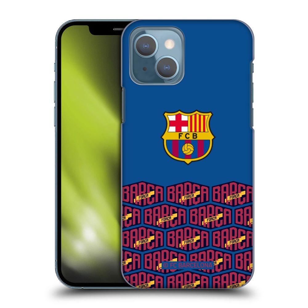 FC BARCELONA FCバルセロナ 2019/20 Forca Barca Logo And Pattern ハード case 公式 